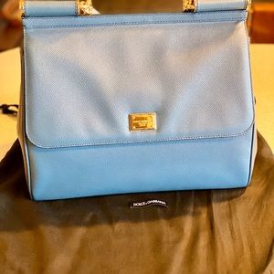 Dolce & Gabbana L Sicily Handbag Dauphine leather